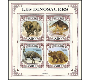 Various Dinosaurs - West Africa / Togo 2021