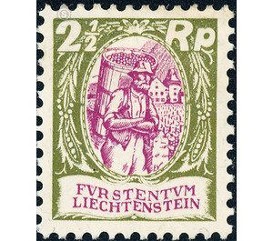 Various topics  - Liechtenstein 1927 - 2.50 Rappen
