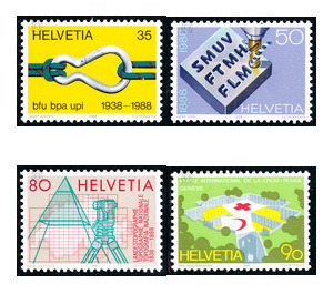 Various topics  - Switzerland 1988 Set