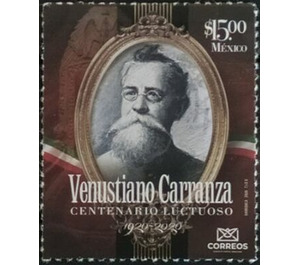 Venustiano Carranza(1859-1920), President, Death Centenary - Central America / Mexico 2020