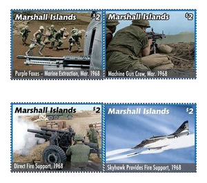 Vietnam War - The Battle of Khe Sanh - Micronesia / Marshall Islands 2020 Set