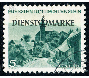 views  - Liechtenstein 1947 - 5 Rappen