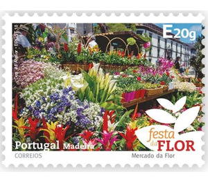 Views of Madeira. Flowers Market - Portugal / Madeira 2018