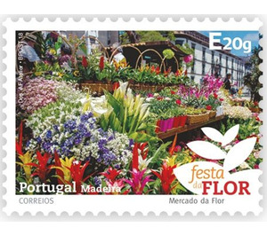 Views of Madeira. Flowers Market - Portugal / Madeira 2018