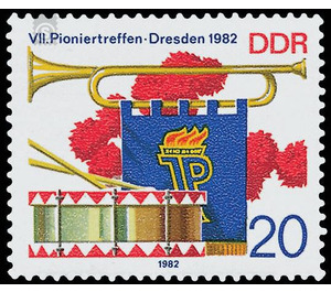 VII. Pioneer Meeting, Dresden 1982  - Germany / German Democratic Republic 1982 - 20 Pfennig