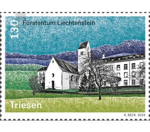 Village Views: Triesen, Lady Chapel - Series: Village Views  - Liechtenstein 2019 - 130 Rappen