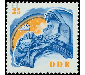 Visit of Soviet cosmonauts  - Germany / German Democratic Republic 1963 - 25 Pfennig