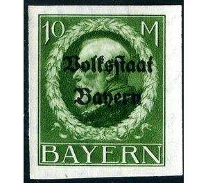 Volksstaat on Ludwig III - Germany / Old German States / Bavaria 1920 - 10