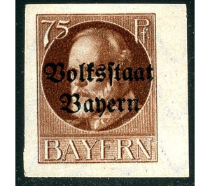 Volksstaat on Ludwig III - Germany / Old German States / Bavaria 1920 - 75