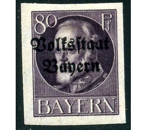 Volksstaat on Ludwig III - Germany / Old German States / Bavaria 1920 - 80