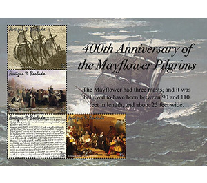 Voyage of the Mayflower, 400th Anniversary - Caribbean / Antigua and Barbuda 2021