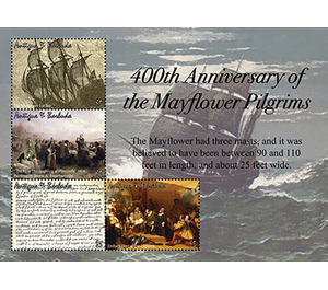 Voyage of the Mayflower, 400th Anniversary - Caribbean / Antigua and Barbuda 2021