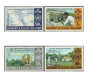 W.M.O. (World Meterological Organization), Centenary - Micronesia / Gilbert and Ellice Islands 1973 Set