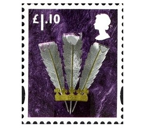 Wales - Prince of Wales Feathers - United Kingdom / Wales Regional Issues 2011 - 1.10