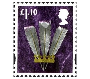 Wales - Prince of Wales Feathers - United Kingdom / Wales Regional Issues 2011 - 1.10