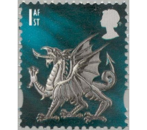 Wales - Welsh Dragon - United Kingdom / Wales Regional Issues 1999