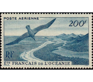 Wandering Albatross (Diomedea exulans) over Maupiti - Polynesia / French Oceania 1948 - 200