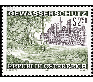 water conservation  - Austria / II. Republic of Austria 1979 - 2.50 Shilling