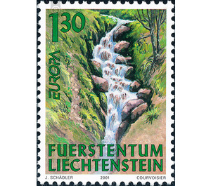 water  - Liechtenstein 2001 - 130 Rappen