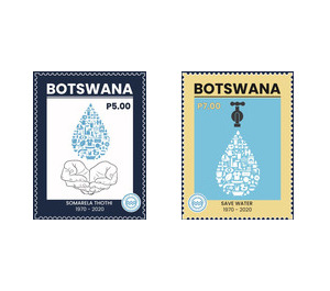Water Utilities Corportaion, 50th Anniversary (2020) - South Africa / Botswana 2020 Set