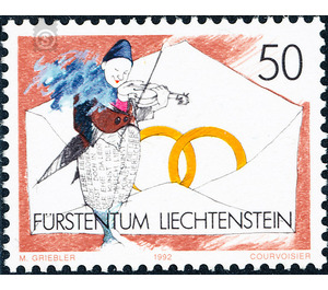 wedding  - Liechtenstein 1992 - 50 Rappen