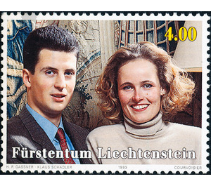 wedding  - Liechtenstein 1993 - 400 Rappen