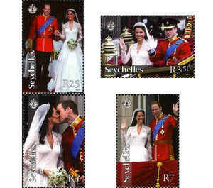 Wedding of Prince William and Katherine Middleton - East Africa / Seychelles 2011 Set