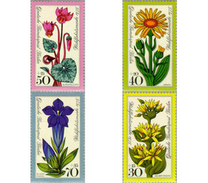 Welfare: Alpine flowers - Germany / Berlin 1975 Set