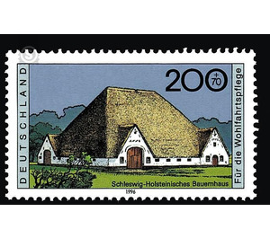 welfare: farmhouses in germany  - Germany / Federal Republic of Germany 1996 - 200 Pfennig