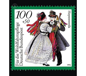 welfare: German national costumes  - Germany / Federal Republic of Germany 1994 - 100 Pfennig