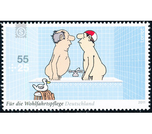 Welfare: Motifs by Loriot  - Germany / Federal Republic of Germany 2011 - 55 Euro Cent