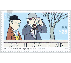 welfare: Motifs by Loriot - Self-adhesive   - Germany / Federal Republic of Germany 2011 - 80 Euro Cent