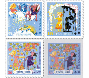 Welfare Stamps 2021: Frau Holle by Brothers Grimm - Germany 2021 Set