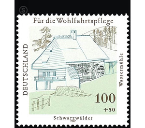 welfare: Water and windmills in Germany  - Germany / Federal Republic of Germany 1997 - 100 Pfennig