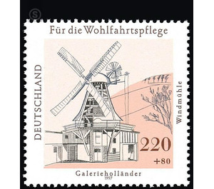 welfare: Water and windmills in Germany  - Germany / Federal Republic of Germany 1997 - 220 Pfennig