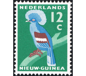 Western Crowned Pigeon (Goura cristata) - Melanesia / Netherlands New Guinea 1959 - 12