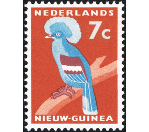 Western Crowned Pigeon (Goura cristata) - Melanesia / Netherlands New Guinea 1959 - 7