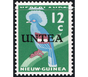 Western Crowned Pigeon (Goura cristata) - UNTEA - Melanesia / Netherlands New Guinea 1962 - 12