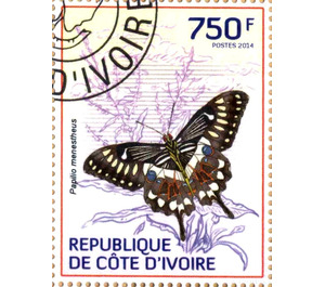 Western Emperor Swallowtail (Papilio menestheus) - West Africa / Ivory Coast 2014 - 750