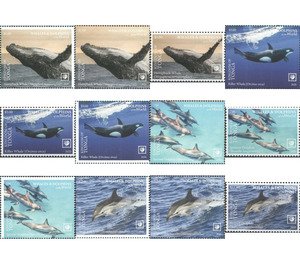 Whales & Dolphins of the World (2020) - Polynesia / Tonga 2020 Set