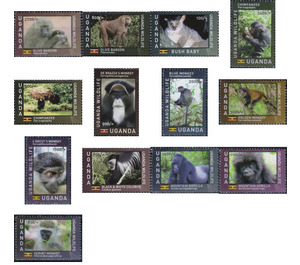 Wildlife - Primates - East Africa / Uganda 2017 Set