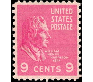 William Henry Harrison (1773-1841), 9th President of the USA - United States of America 1938