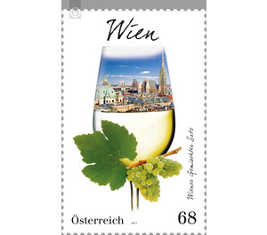 wine regions  - Austria / II. Republic of Austria 2017 - 68 Euro Cent