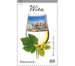 wine regions  - Austria / II. Republic of Austria 2017 - 68 Euro Cent