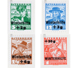 Winter aid  - Austria / I. Republic of Austria 1935 Set