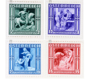 Winter aid  - Austria / I. Republic of Austria 1936 Set