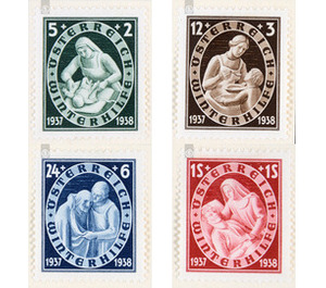 Winter aid  - Austria / I. Republic of Austria 1937 Set