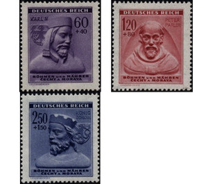 Winter Assistance - Germany / Old German States / Bohemia and Moravia 1943 Set