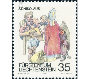 winter traditions  - Liechtenstein 1990 - 35 Rappen