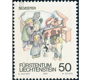 winter traditions  - Liechtenstein 1990 - 50 Rappen